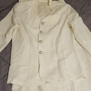 Cream Casual Suit